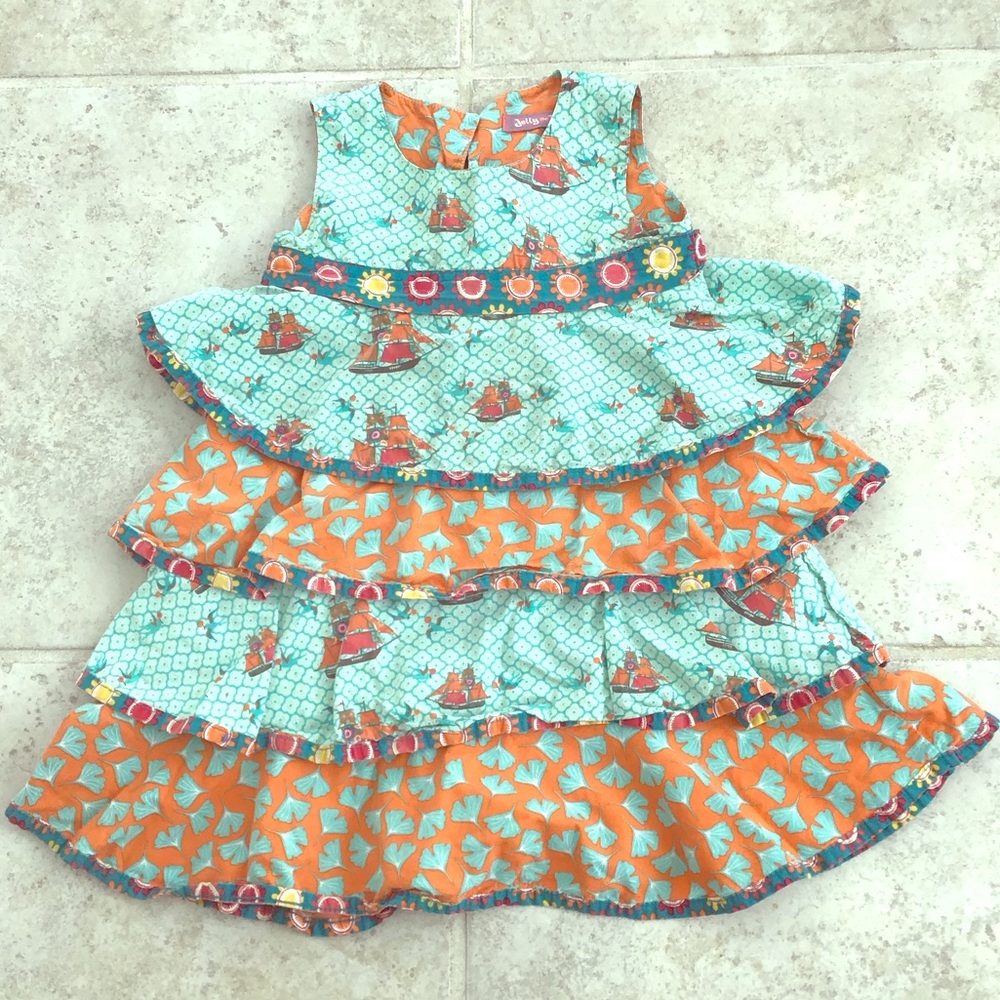 Jelly the pug twirl dress
